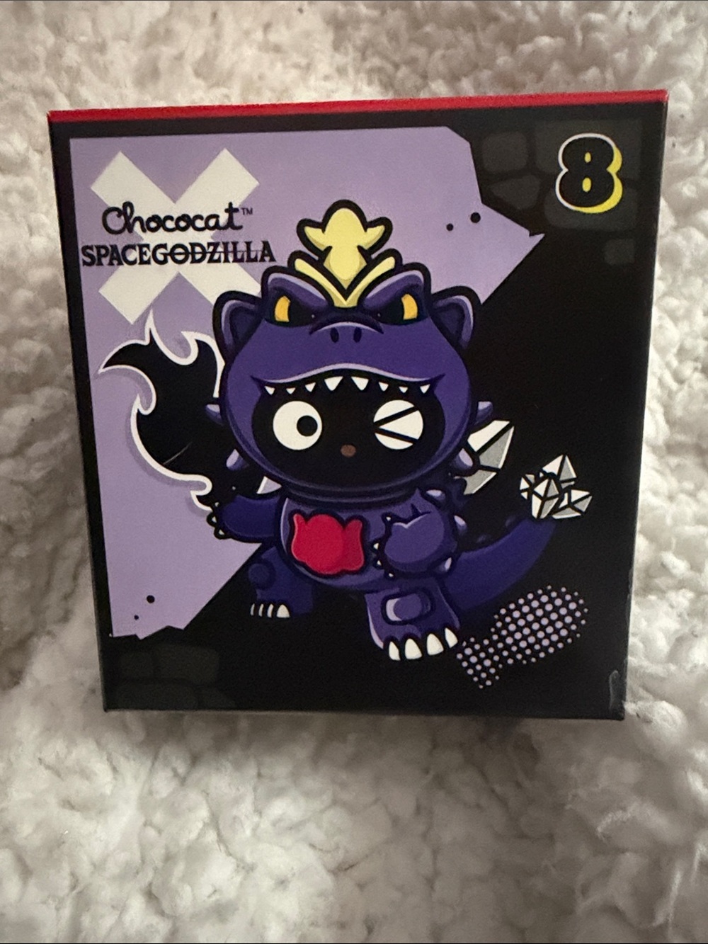 McDonald's Spacegodzilla Purple and Black Collectible Figure